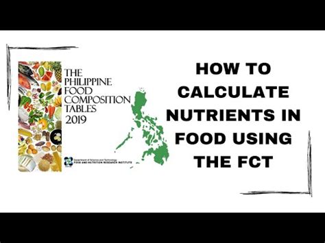 philfct|Food Composition Tables Recommended for use in .
